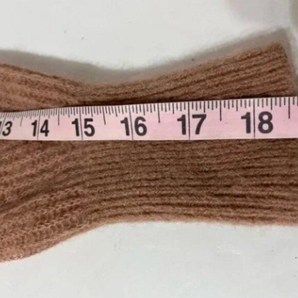 Everlane Alpaca Sweater Women’s Medium Tan Knit Pullover Cropped Merino Wool - Picture 8 of 8